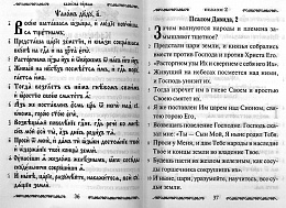 Псалтирь учебная на церковнославянском языке с параллельным переводом (арт. 06048)