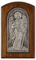 Икона Ангел Хранитель, ростовая (серебрение)