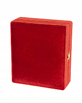Складень венчальный, красный бархат (арт. 19652)