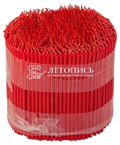 Свечи восковые Козельские красные №120, 2 кг (церковные, содержание воска не менее 40%) фото 2