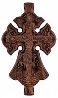 Крест нательный из дерева (грушка, 90х45 мм) (арт. 11368)