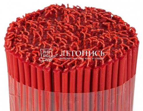 Свечи восковые Козельские красные № 60, 2 кг (церковные, содержание воска не менее 40%) фото 3