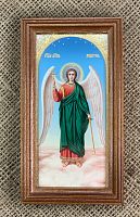 Икона святой Ангел Хранитель (двойное тиснение, 155х85 мм, арт. 17167)