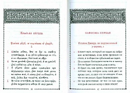 Псалтирь учебная. На церковно-славянском языке с параллельным переводом на русский язык (Арт. 16879)