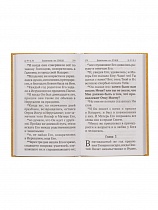 Святое Евангелие крупным шрифтом, с выделенными словами Спасителя