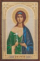 Икона "Святая мученица Вера" (оргалит, 90х60 мм)