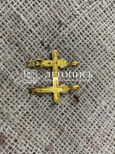 Крест нательный, гальванический (40 мм) 10 штук (арт. 16949) фото 3