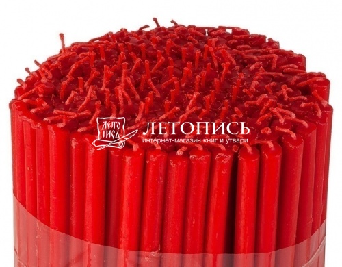 Свечи восковые Козельские красные № 40, 2 кг (церковные, содержание воска не менее 40%) фото 3