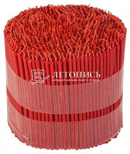 Свечи восковые Козельские красные №140, 2 кг (церковные, содержание воска не менее 40%) фото 2