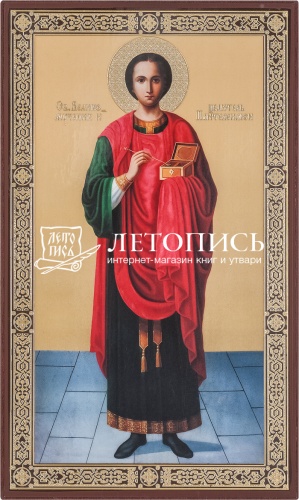 Икона "Святой великомученик и целитель Пантелеимон"