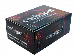 Уголь carbopol быстровозгораемый, кадильный (Д=40) 100 шт (арт. 17077)
