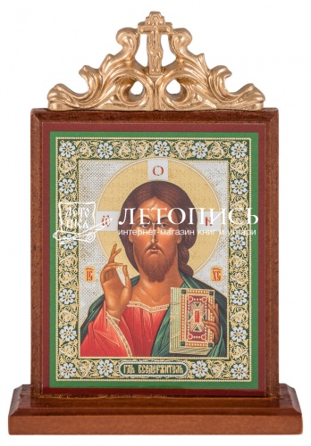 Икона на подставке с узором "Господь Вседержитель" (арт. 09991)