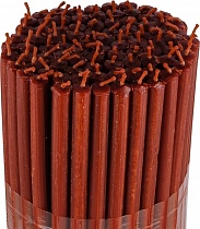 Свечи восковые Козельские красные № 10, 2 кг (церковные, содержание воска не менее 40%)