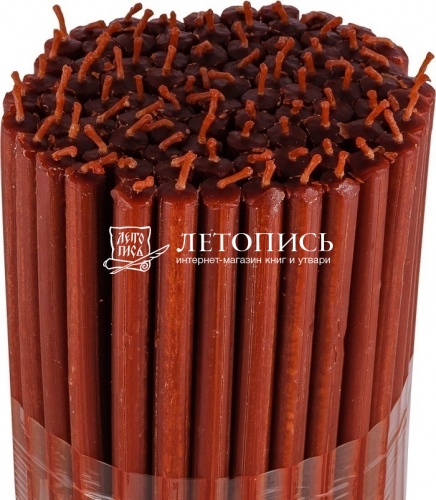 Свечи восковые Козельские красные № 10, 2 кг (церковные, содержание воска не менее 40%) фото 2