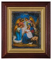 Киот с иконой "Рождество Христово" 