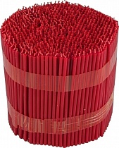 Красные восковые свечи "Калужские" № 120 - 2 кг, 600 шт., станочные
