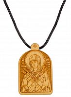 Образ нательный деревянный с гайтаном Пресвятая Богородица "Семистрельная"