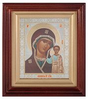 Киот с иконой  Божией Матери "Казанская"