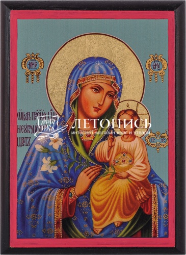 Икона греческая Божией Матери "Неувядаемый Цвет" (арт. 15455)
