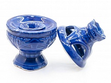 Аромалампа керамическая синяя (Арт. 18807)