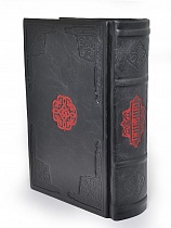 Библия с гравюрами 18 и 19 веков (кожаный переплет с тиснением, декоративный цветной обрез) (Арт. 17791)