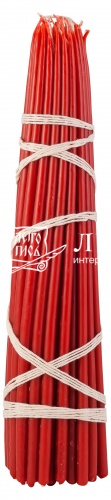 Свечи "Маканые красные" № 35, 50 шт. (содержание воска не менее 75% арт. 14030) 