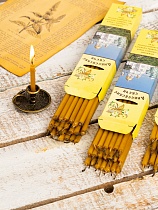 Свечи для домашней молитвы "Дивеевские", обожженные от лампады у мощей преподобного Серафима Саровского, 60 шт.