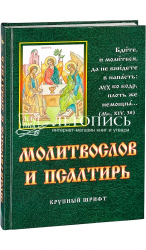 Молитвослов и Псалтирь (крупный шрифт) (арт. 02396)