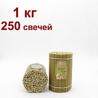 Свечи восковые Душистая Поляна №100, 1 кг (церковные, содержание пчелиного воска не менее 80%)