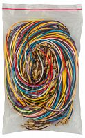 Гайтан шелковый на закрутке "Детские Микс" (разноцветный, 1,5 мм., 60 см., 20 шт)