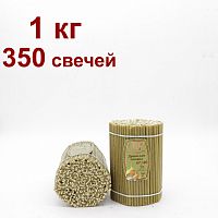 Свечи восковые Душистая Поляна №140, 1 кг (церковные, содержание пчелиного воска не менее 80%)