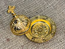 Кадильница металлическая, цвет "золото" (арт. 17456)