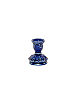Подсвечник церковный керамический Ландыш синий, подсвечник для свечи религиозный, d - 10 мм под свечу¶