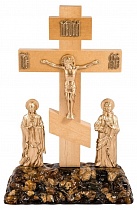 Крест-распятие "Голгофа с предстоящими" на подставке (арт. 10052)