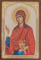 Икона "Святая равноапостольная Мария Магдалина" (оргалит, 90х60 мм)