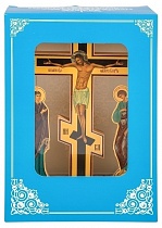 Крест-распятие "Голгофа с предстоящими" на подставке (арт. 10051)