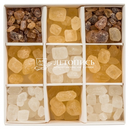 Сахар леденцовый кристаллический "Прозрачный, янтарный, коричневый, коричневый колотый" 220 г фото 2