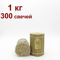 Свечи восковые Душистая Поляна №120, 1 кг (церковные, содержание пчелиного воска не менее 80%)