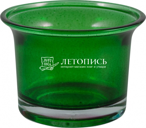 Лампада из стекла, (зеленая, арт. 13883)