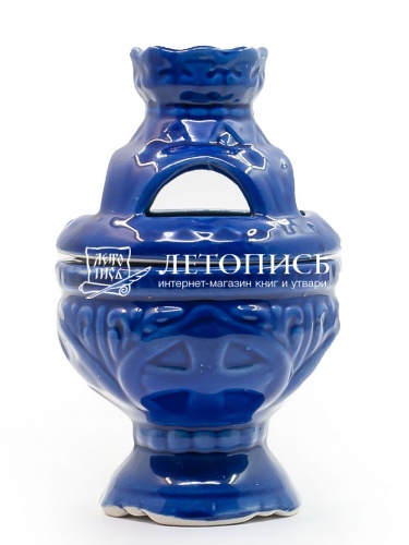 Аромалампа керамическая синяя (Арт. 18807) фото 4