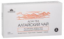 Подарочный набор "Алтайский чай" (Аромат Катуни, Букет Алтая, Таежный, Чабрец)