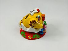 Пасхальный подсвечник "Цыпленок в скорлупе" керамический (арт. 16860)