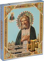 Свечи сорокоустные, восковые, святой преподобный Серафим Саровский, чудотворец
