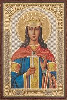 Икона "Святая великомученица Екатерина" (оргалит, 90х60 мм)