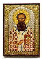 Икона "Святой Григорий Богослов" (оргалит, 90х60 мм)