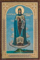 Икона Божией Матери "Игумения Святой Горы Афонской" (оргалит, 90х60 мм)
