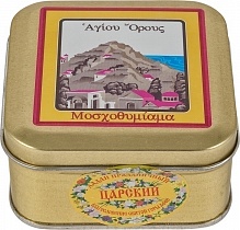 Ладан Афонский "Праздничный" в металлической упаковке  70-75 г, аромат "Роза Афона"