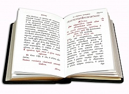 Требник на церковнославянском языке. Кожаный переплет, золотой обрез (Арт. 04544)