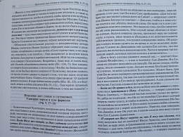 Святое Евангелие с толкованием Святых Отцов. По "Троицким листкам" Лавры преподобного Сергия