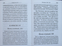 Псалтирь с толкованием Паисия Святогорца, с молитвами о живых и усопших, с указанием чтений на всякую потребу (арт. 07655)